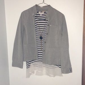 Issac Mizrahi denim jacket